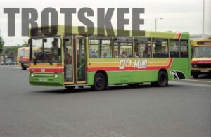 35mm Negative South Wales Dennis Dart 502 L502HCY at  in 1995