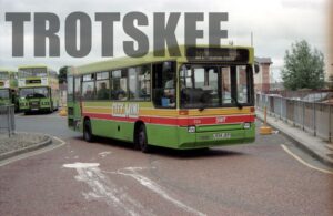 35mm Negative South Wales Dennis Dart 534 L534JEP at  in 1995