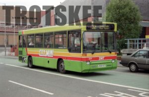 35mm Negative South Wales Dennis Dart 509 L509HCY at  in 1995