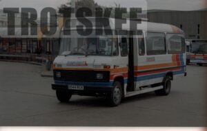 35mm Negative Red & White Mercedes-Benz 282 D544RCK at  in 1995