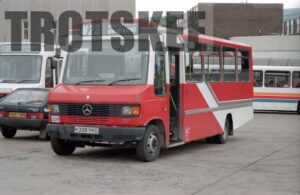 35mm Negative Red & White Mercedes-Benz 308 K308YKG at  in 1995
