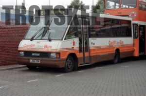 35mm Negative Cardiff Optare MR15 196 L196DDW at  in 1995