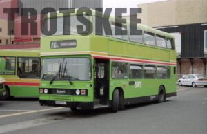 35mm Negative South Wales Leyland Olympian 905 C905FCY at  in 1995