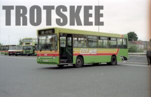 35mm Negative South Wales Dennis Dart 539 L539JEP at  in 1995