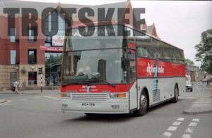 35mm Negative Thames Transit Volvo B10M-62 16 M104XBW at  in 1995