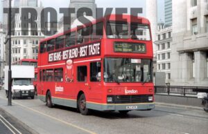 35mm Negative London General Volvo B10M-50 VC4 WLT474 at  in 1995