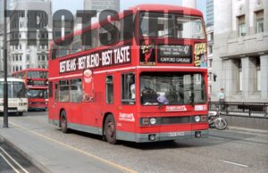 35mm Negative Selkent Leyland Titan T523 KYV523X at  in 1995