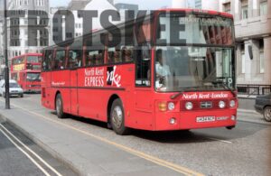 35mm Negative North Kent DAF DV34 J434NCP at  in 1995