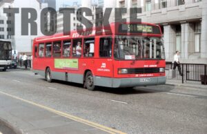 35mm Negative London General Leyland National GLS476 GUW476W at  in 1995