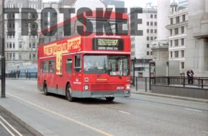 35mm Negative London Northern MCW Metrobus M574 GYE574W at  in 1995