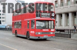 35mm Negative Selkent Leyland Titan T288 KYN288X at  in 1995