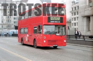 35mm Negative London Northern MCW Metrobus M1161 B161WUL at  in 1995