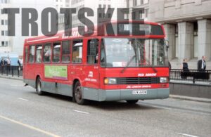 35mm Negative London General Leyland National GLS449 GUW449W at  in 1995