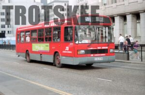 35mm Negative London General Leyland National GLS459 GUW459W at  in 1995
