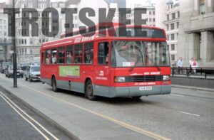 35mm Negative London General Leyland National GLS481 GUW481W at  in 1995