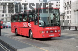 35mm Negative North Kent DAF DV24 H524YCX at  in 1995