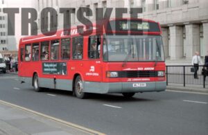 35mm Negative London General Leyland National GLS496 WLT696 at  in 1995