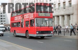 35mm Negative London General Volvo B10M-50 VC22 G122NGN at  in 1995