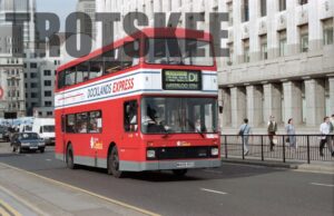35mm Negative London Central Volvo Olympian NV9 M409RVU at  in 1995