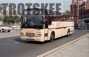 35mm Negative Thames Transit Volvo B10M-60 17 H650UWR at  in 1995
