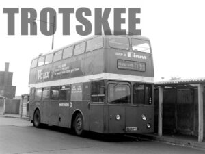 Larger Negative Northern General Leyland Atlantean 3176 9328PT at Sunderland in 1975